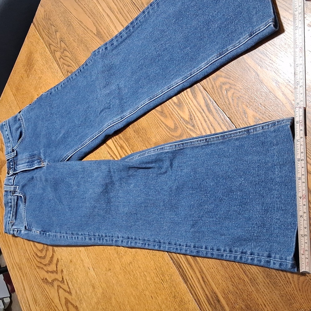 RAG & BONE Jeans Womens 24 BLUE BOOTCUT BOOT CUT Preowned HEMMED ?? - Picture 2 of 10